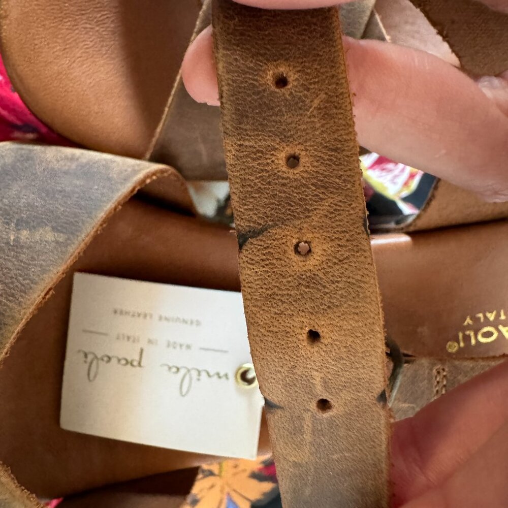 NWT - Mila Paoli Brown Heel Sz - Picture 6 of 12